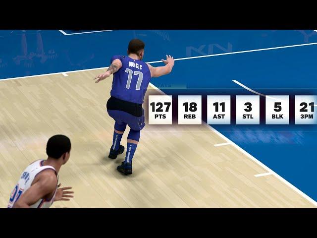 NBA 2K25 My Career - 127 Points vs Luka Doncic!