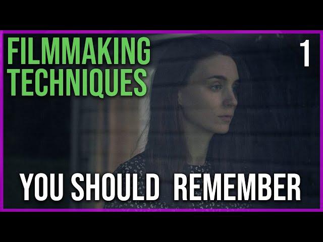 FILM TECHNIQUES You Should Remember #1