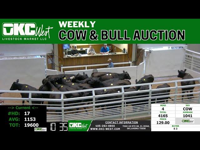 8/12/2024 - OKC West Weekly Cow & Bull Auction