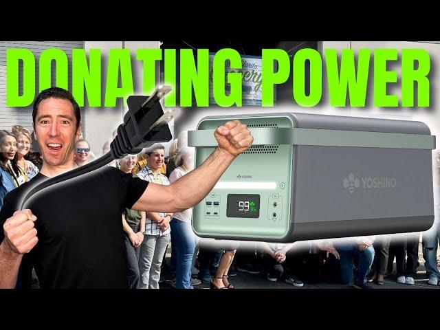 Giving Back: $5000 in Power Stations Donated!