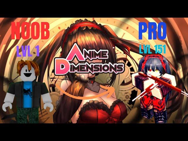 Going from Noob to Pro in one video with only Nightmare (Anime Dimensions, Roblox)