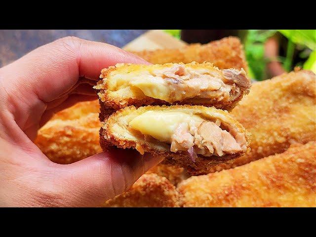 CHEESY TUNA BREAD | Melt in your Mouth ang Sarap!