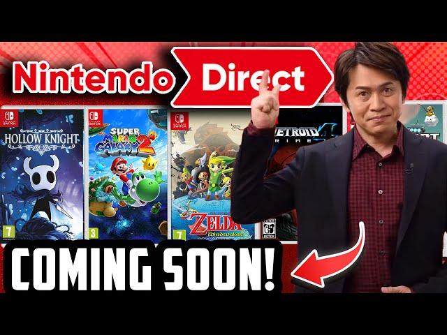 Nintendo Direct Coming Next Month!