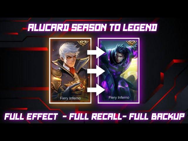 Script alucard season to legend full recall full effect