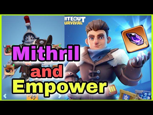 How to use Mithril in Whiteout Survival, Legendary gear empowerment guide