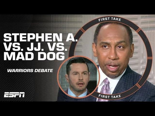 Stephen A. vs. JJ Redick vs. Mad Dog DEBATE  Is Bob Myers getting too much credit? | First Take