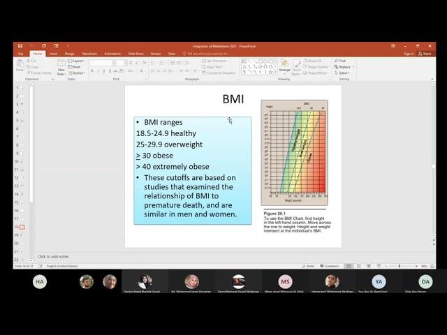 Integration of Metabolism - Dr. Diala Abu-Hassan