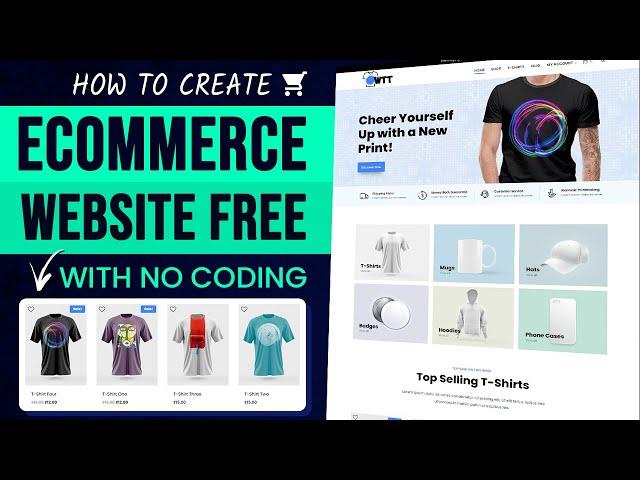 How to Create a FREE eCommerce Website with WordPress | WooCommerce ONLINE STORE Tutorial 2023