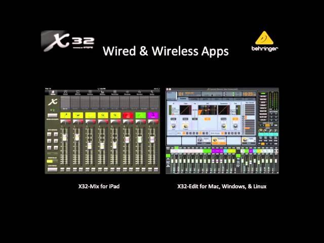 X32 Live! Webinar: X32 COMPACT & The New X32 Family.