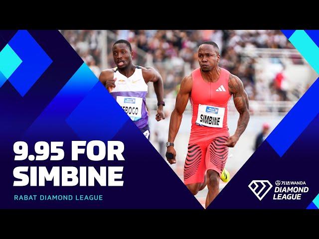 Simbine comes out on top in stacked 100m field | Wanda Diamond League