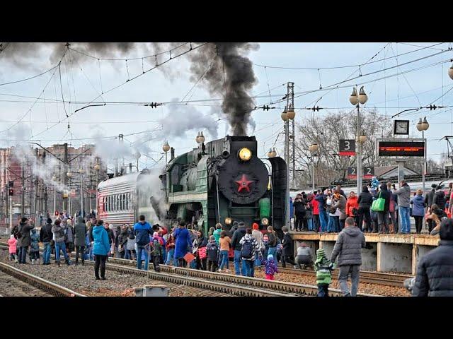 Прибытие ретропоезда | Life | ТВР24 | Сергиев Посад