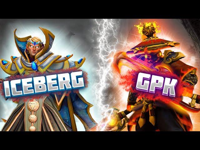 ОЧЕНЬ ПОТНЫЙ МИД | ICEBERG VS GPK | Нарезки стримов Iceberg | Iceberg DOTA2