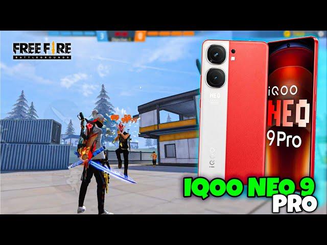 iQOO Neo 9 Pro Gaming Test After 30 Days  IQOO Neo 9 Pro Free Fire Gameplay Test