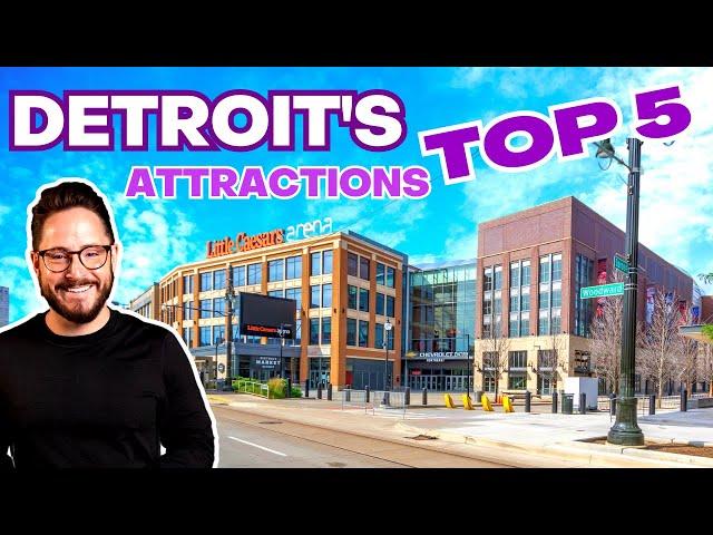 5 Must See Detroit Michigan Attractions | Things to do in Detroit Michigan | Living in Detroit