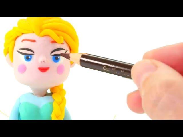 FROZEN ELSA NEW MAKE UP  Superhero Babies, Hulk & Frozen Play Doh Cartoons