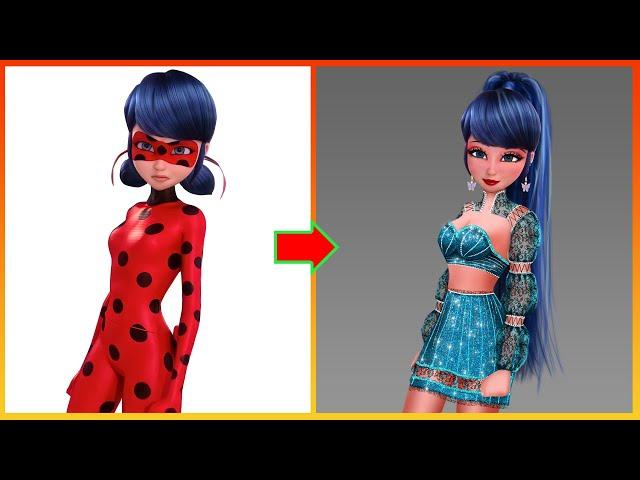 Miraculous Ladybug Transformation In Party - Miraculous Cartoon Art