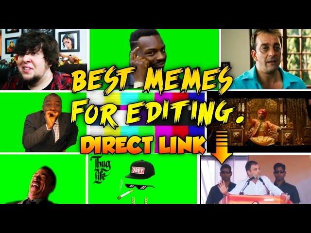 Green screen memes download || Gaming memes | 17+ popular memes download link | memes video template