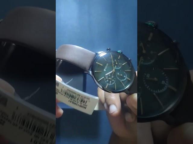 Unboxing Titan Mens Leather Watch | Leather Analogue Watch - 90134QL01 #titans #titanwatches