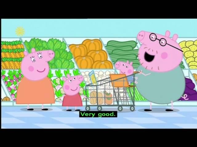 Peppa Pig (Series 1) - Shopping (with subtitles)