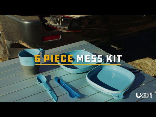 UCO 6 Piece Camping Backpacking Mess Kit Product Overview