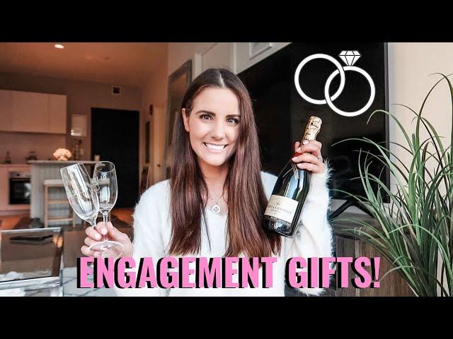 WHAT MY FRIENDS GOT ME FOR ENGAGEMENT GIFTS! | Wedding Series | Molly J Curley