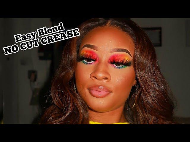 Easy Rainbow Blend! // Watch Me SLAY