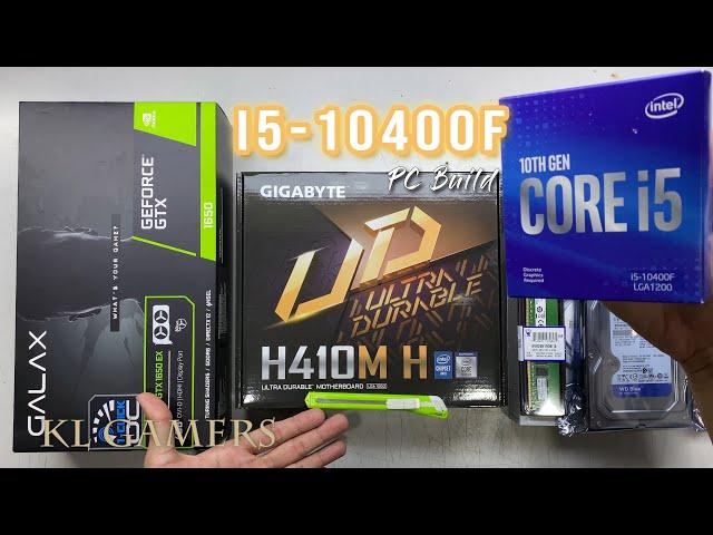 intel Core i5 10400F GIGABYTE H410M H GTX 1650 Gaming PC Build