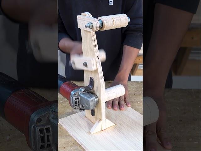 Amazing DIY Belt Sander for woodworking Technique #shorts #woodworking