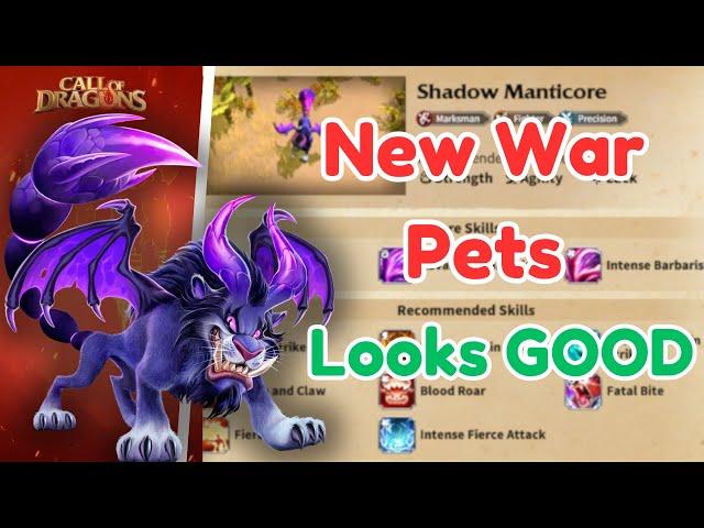 Two New War Pets Review Call Of Dragons (Archer, Cavalry)