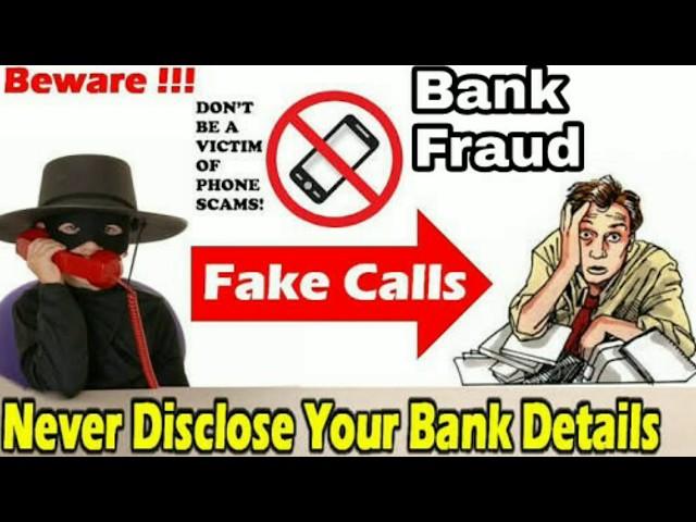 Never disclose your Bank details ~ fraud call - Call recording | Be Aware