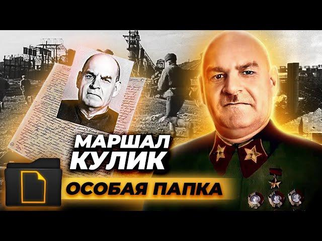 Разжалованный маршал. Почему Григория Кулика называют худшим маршалом в истории СССР