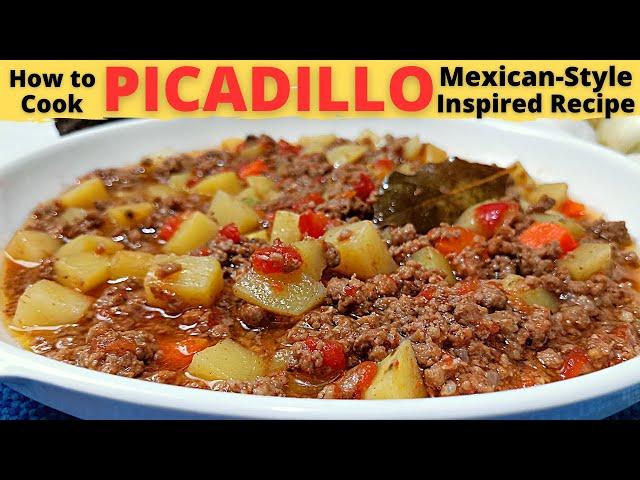 PICADILLO | Beef Picadillo | Mexican Inspired Recipe | Beef and Potato Stew