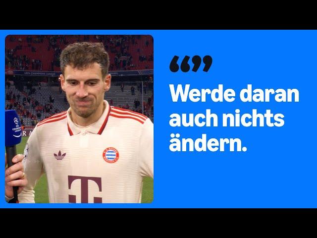 " ... wenn ich von der Leine gelassen werde" | Goretzka im Interview nach FC Bayern - PSG