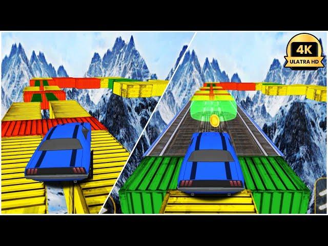 Impossible Car Stunt Tracks Cyber - Mega Ramp Car Stunt Game Walkthrough Gameplay