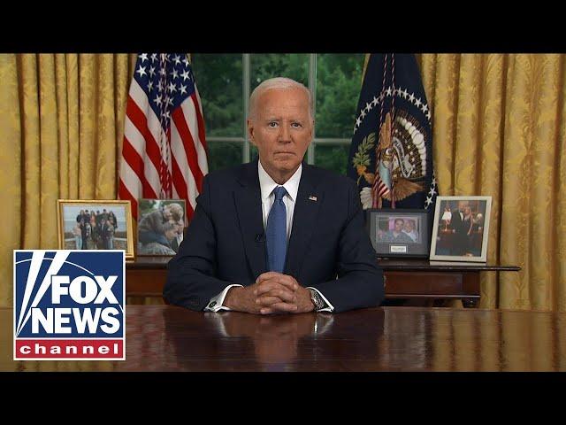 President Biden addresses the nation after dropping out of 2024 race