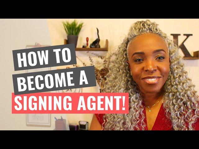 How to Become a Loan Signing Agent!!