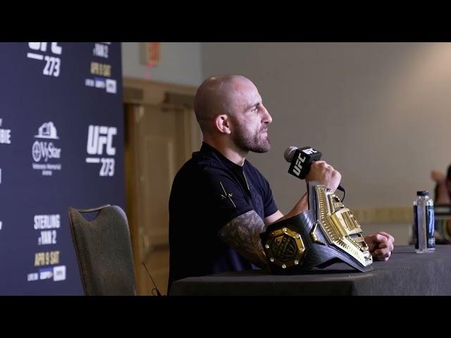 Alexander Volkanovski says Conor McGregor is at the Bottom of the Featherweight Champs