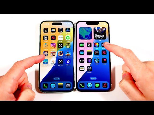 iPhone 15 vs iPhone 13 iOS 18 Speed Test