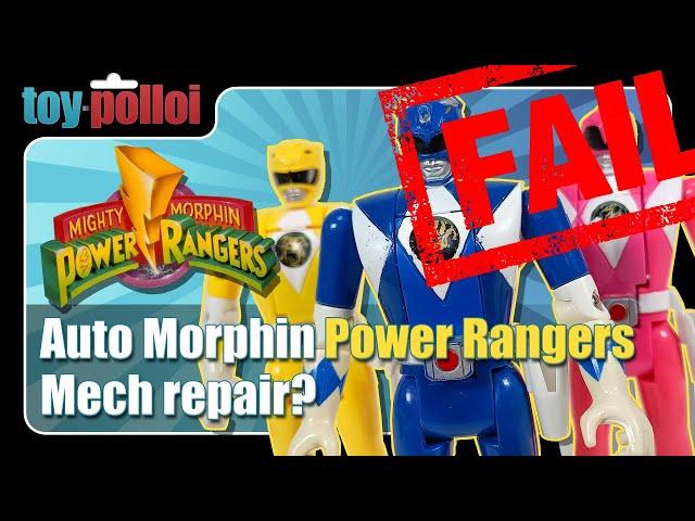 Auto Morphin Power Rangers mechanism repair / Fail - Toy Polloi