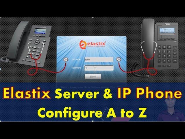 Elastix Server & IP Phone Setup A to Z | Elastix server install free| IP Phone configure Easy