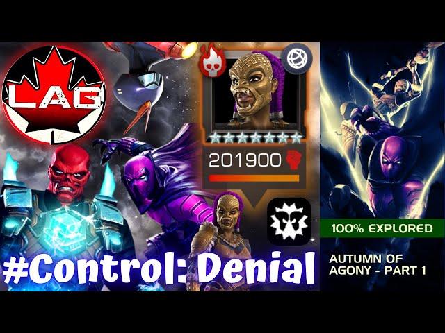 Autumn of Agony Jabari Panther Control: Denial Objective x3 Different Solos! Prowler/Skull/FAM! MCOC