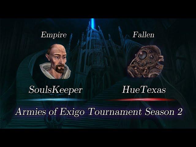 SoulsKeeper vs HueTexas - Armies of Exigo Tournament Season 2