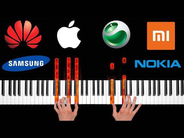 Top 7 Phone Ringtones (Nokia, Iphone, Sony, Huawei, Samsung, Xiaomi...) - Piano Tutorial