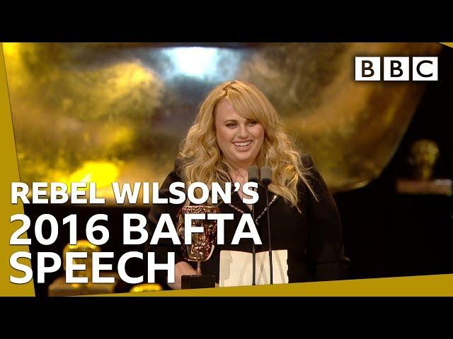 That time when Rebel Wilson first stunned the BAFTAs - BBC