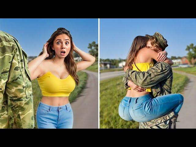 Most Emotional Soldiers Coming Home Compilation 2024