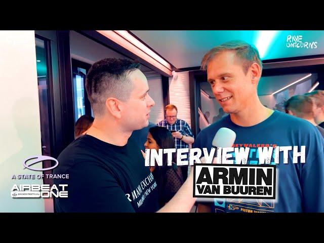 What Armin Van Buuren thinks about Airbeat One Festival, interview. Studio ASOT from behind. Recap