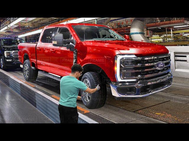 How They Produce the Massive New Ford Super Duty 2023 Inside Best US Factory