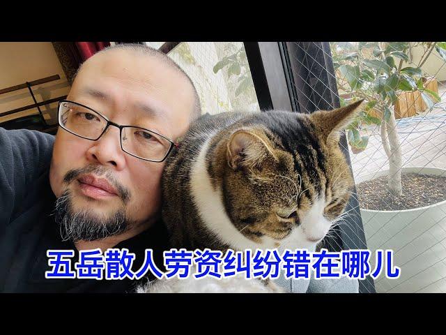五岳散人劳资纠纷事件厨师方的陈述和诉求。散人千错万错，就错在四个字