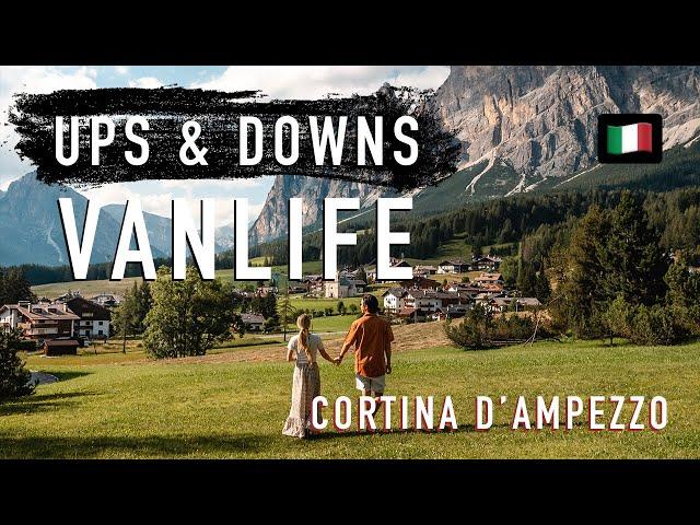 Cortina d'Ampezzo, Heart of the Dolomites | Ups AND Downs of VANLIFE in ITALY