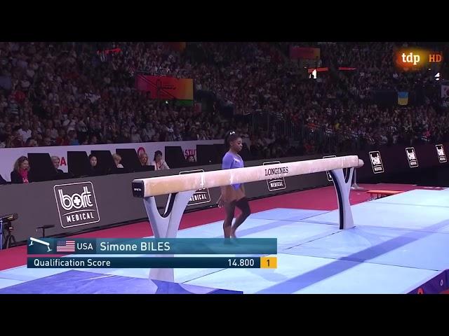 Simone Biles Beam Event Finals 2019 World Championships